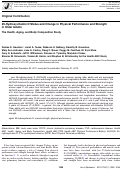 Cover page: 25-Hydroxyvitamin D Status and Change in Physical Performance and Strength in Older AdultsThe Health, Aging, and Body Composition Study