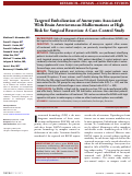 Cover page: Targeted Embolization of Aneurysms Associated With Brain Arteriovenous Malformations at High Risk for Surgical Resection: A Case-Control Study.