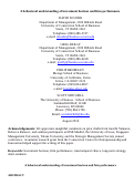 Cover page: A Behavioral Understanding of Investment Horizon and Firm Performance