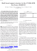 Cover page: Shell-Based Support Structure for the 45 GHz ECR Ion Source MARS-D