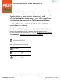 Cover page: Relationship of phenotypic structures and allelochemical compounds of okra (Abelmoschus spp.) to resistance against Aphis gossypii Glover