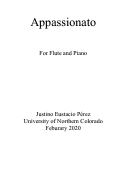 Cover page: Appassionato