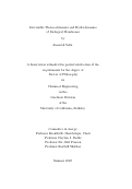 Cover page: Irreversible Thermodynamics and Hydrodynamics of Biological Membranes