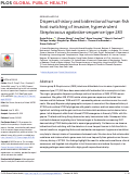 Cover page: Dispersal history and bidirectional human-fish host switching of invasive, hypervirulent Streptococcus agalactiae sequence type 283.