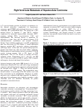 Cover page: Right Ventricular Metastasis of Hepatocellular Carcinoma