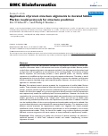 Cover page: Application of protein structure alignments to iterated hidden Markov model protocols for structure prediction