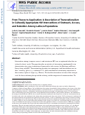 Cover page: From Theory to Application: A Description of Transnationalism in Culturally-Appropriate HIV Interventions of Outreach, Access, and Retention Among Latino/a Populations