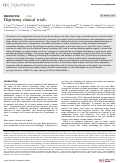 Cover page: Digitizing clinical trials