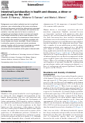 Cover page: Intestinal Lactobacillus in health and disease, a driver or just along for the ride?