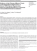 Cover page: Evidence of the Primary Afferent Tracts Undergoing Neurodegeneration in Horses With Equine Degenerative Myeloencephalopathy Based on Calretinin Immunohistochemical Localization