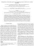 Cover page: Computation of Molecular Spectra on a Quantum Processor with an Error-Resilient Algorithm