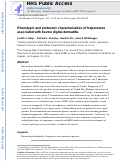 Cover page: Phenotypic and proteomic characterization of treponemes associated with bovine digital dermatitis