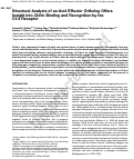 Cover page: Structural Analysis of an Avr4 Effector Ortholog Offers Insight into Chitin Binding and Recognition by the Cf-4 Receptor