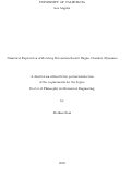 Cover page: Numerical Exploration of Rotating Detonation Rocket Engine Chamber Dynamics