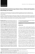 Cover page: Real-World National Colonoscopy Volume in Korea: A Nationwide Population-Based Study over 12 Years.