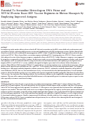 Cover page: Potential To Streamline Heterologous DNA Prime and NYVAC/Protein Boost HIV Vaccine Regimens in Rhesus Macaques by Employing Improved Antigens