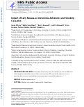 Cover page: Impact of early nausea on varenicline adherence and smoking cessation