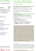 Cover page: Avian influenza antibody prevalence increases with mercury contamination in wild waterfowl.