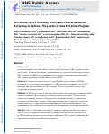 Cover page: A Promotor-Led Pilot Study to Increase Colorectal Cancer Screening in Latinos: The Juntos Contra El Cáncer Program