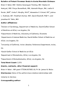 Cover page: Relation of Patent Foramen Ovale to Acute Mountain Sickness