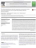 Cover page: The relationship between maternal responsivity, socioeconomic status, and resting autonomic nervous system functioning in Mexican American children