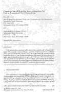 Cover page: Construction of B-Spline Approximations for use in Numerical Grid Generation