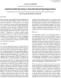 Cover page: Acute Pancreatitis Secondary to Tamoxifen-Induced Hypertriglyceridemia