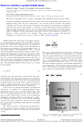 Cover page: Electron mobility in graded AlGaN alloys