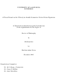 Cover page: A Priori Bound on the Velocity in Axially Symmetric Navier Stokes Equations