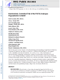 Cover page: Randomized, Controlled Trial of the FGF21 Analogue Pegozafermin in NASH