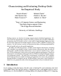 Cover page: Characterizing and Evaluating Desktop Grids: An Empirical Study