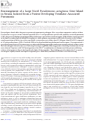 Cover page: Rearrangement of a Large Novel Pseudomonas aeruginosa Gene Island in Strains Isolated from a Patient Developing Ventilator-Associated Pneumonia