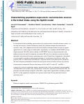 Cover page: Characterizing population exposure to coal emissions sources in the United States using the HyADS model