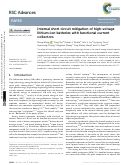 Cover page: Internal short circuit mitigation of high-voltage lithium-ion batteries with functional current collectors