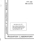 Cover page: SYMMETRICAL PSEUDOSCALAR MESON THEORY OF NUCLEAR FORCES