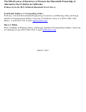 Cover page: The Effectiveness of Incentives to Promote the Household Ownership of Alternative Fuel Vehicles in California