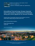 Cover page: Demystifying Thermal Energy Storage Integrated Heat Pump Systems: Development of Generalized Sizing and Control Algorithms for Demand Flexibility