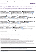 Cover page: The impact of SARS‐CoV‐2 in dementia across Latin America: A call for an urgent regional plan and coordinated response