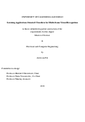 Cover page: Learning Application-Oriented Classifiers for Multi-frame Visual Recognition