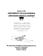 Cover page: The Stanford Skull, a Probable Early Man from Santa Clara County, California