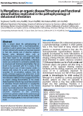 Cover page: Is Morgellons an organic disease? structural and functional abnormalities implicated in the pathophysiology of delusional infestation