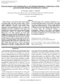 Cover page: Extreme impact and cavitation forces of a biological hammer: strike forces of the peacock mantis shrimp Odontodactylus scyllarus