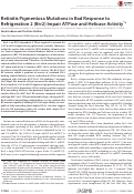 Cover page: Retinitis Pigmentosa Mutations in Bad Response to Refrigeration 2 (Brr2) Impair ATPase and Helicase Activity* ♦