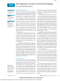 Cover page: The Diagnostic Cascade of Incidental Findings: A Teachable Moment