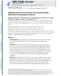 Cover page: Reliability and Clinical Correlation of Transcranial Doppler Ultrasound in Sturge-Weber Syndrome