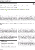 Cover page: A Case of Hypercalcemia from PTHrP-Producing Fibromyxoid Sarcoma Responsive to Glucocorticoid Therapy.