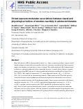 Cover page: Threat exposure moderates associations between neural and physiological indices of emotion reactivity in adolescent females.