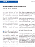 Cover page: Urotensin 2 in Kawasaki disease pathogenesis