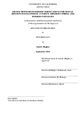 Cover page: Erotic Hypnosis Fetishism: Implications for Sexual Identity Development, Consent, Minority Stress and Intersectionality