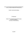 Cover page: Services Trade and Professional, Scientific and Technical Firms: A Survey of Small to Medium-Sized California Firms